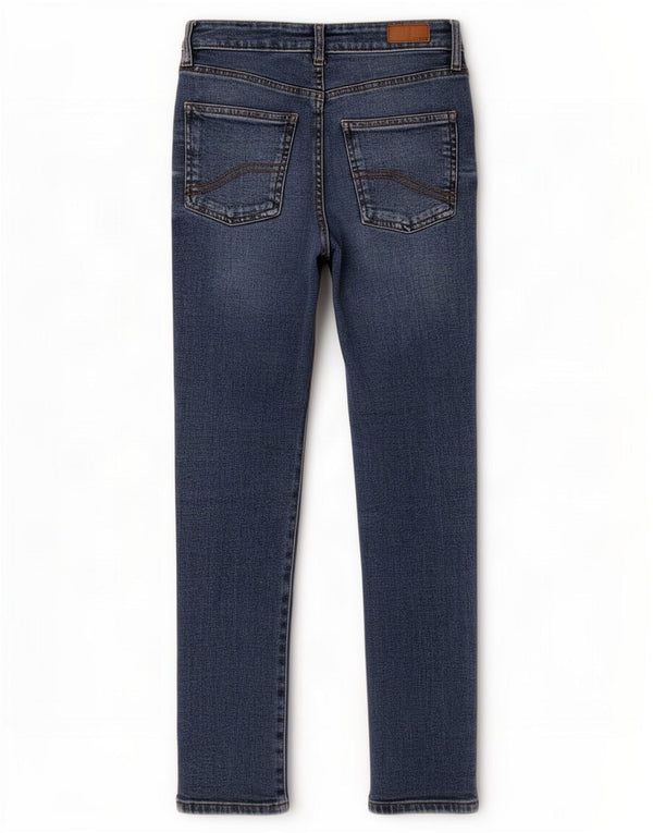 Damskie dżinsy Fat Face Sway Crop Slim UK 6 XS W25 L25 Niebieskie bawełniane