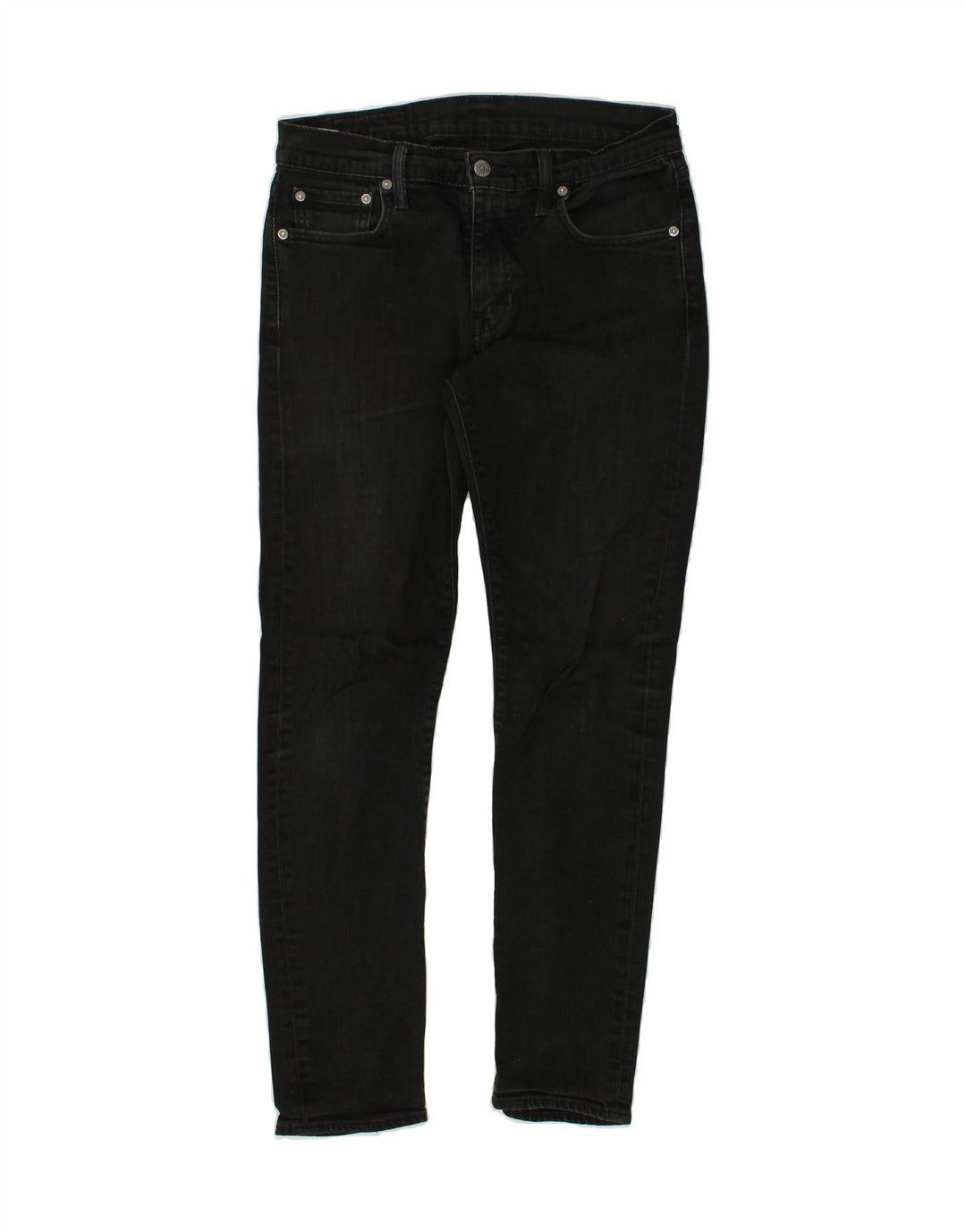 LEVI'S Womens Skinny Jeans W30 L30 Black Cotton Vintage Levi's and Second-Hand Levi's from Messina Hembry 