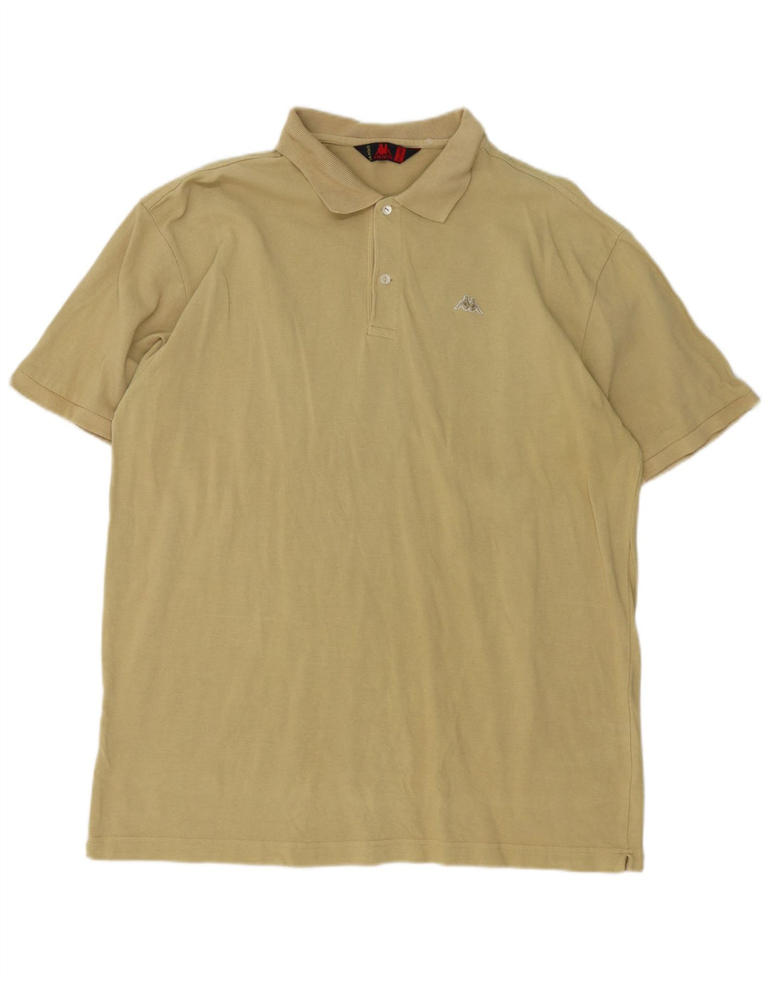 Męska koszulka polo Kappa 2XL, beżowa, bawełniana