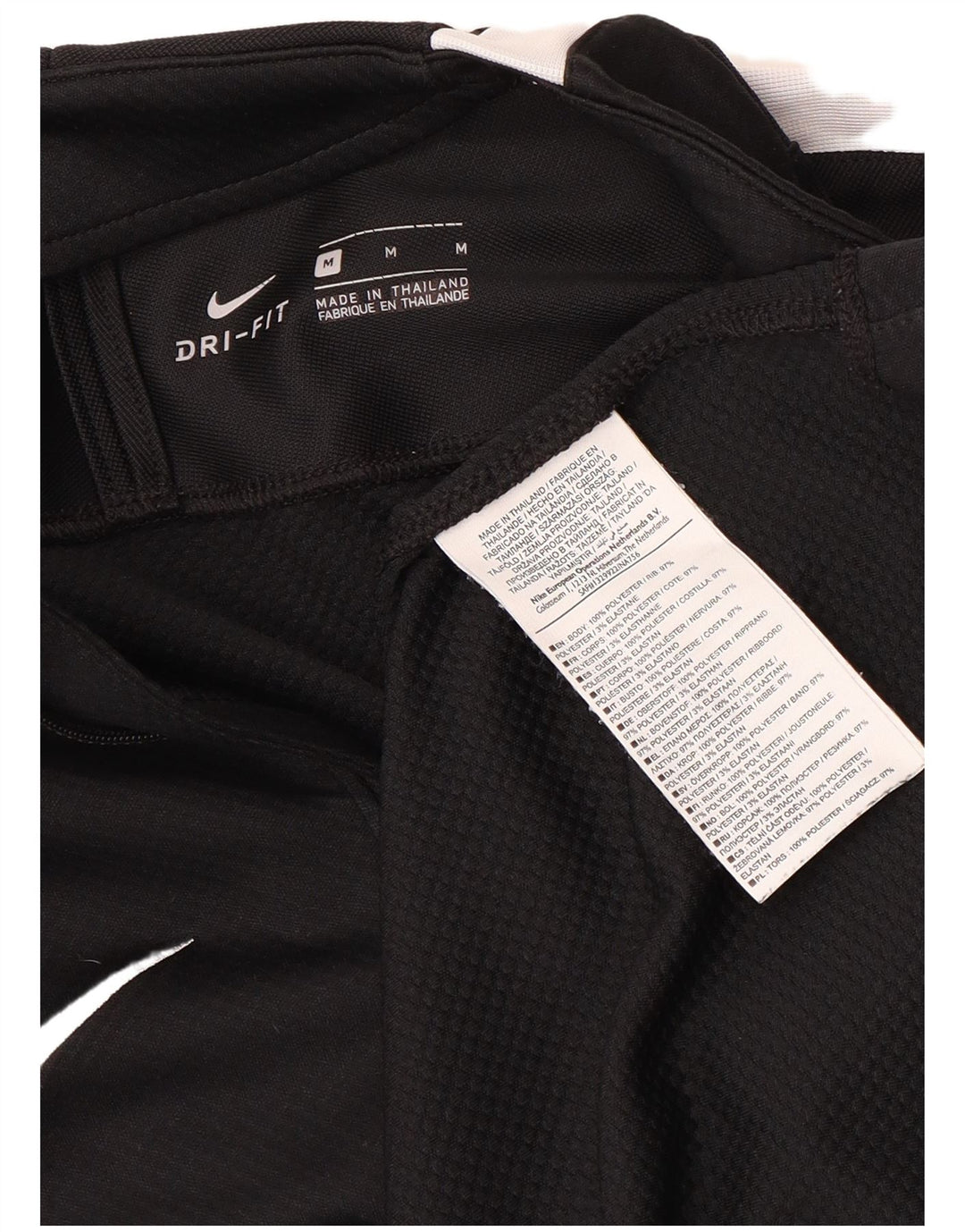 Męski dres NIKE Dri Fit z zamkiem błyskawicznym i zamkiem błyskawicznym w kolorze średniej czerni