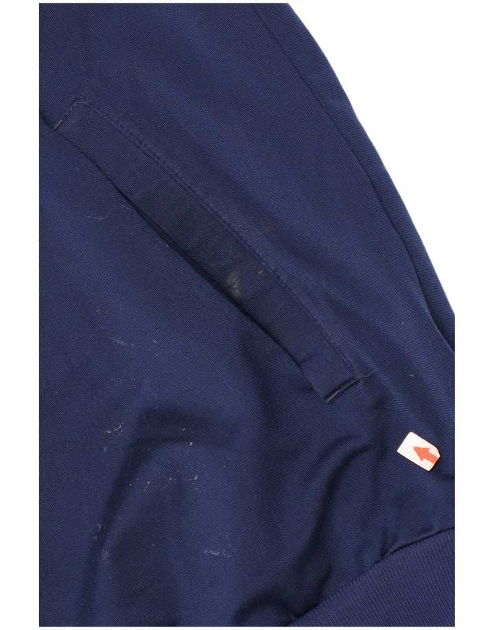 Adidas Męska bluza dresowa Top Jacket UK 40/42 Średni granatowy kolor blokowy