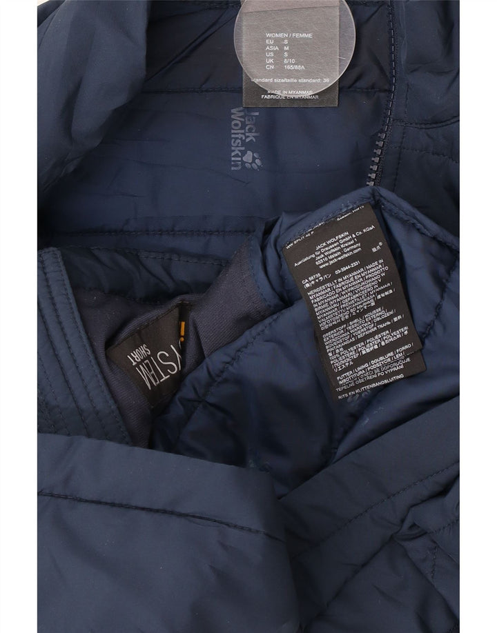 Damska kurtka Jack Wolfskin z podszewką, UK 8/10, mała, granatowa, poliester
