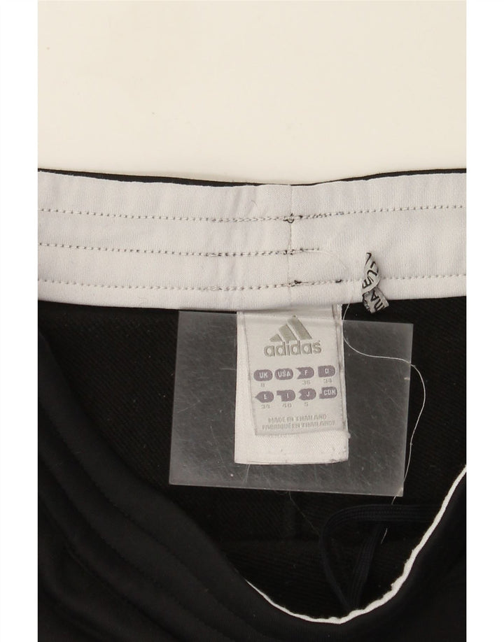 Damskie spodnie dresowe Adidas Climalite UK 8, małe, czarne, poliestrowe