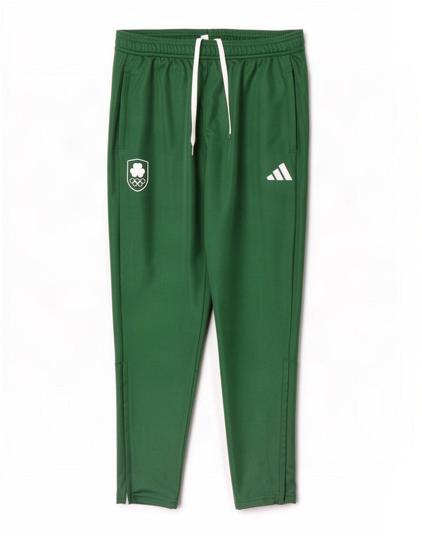 Męskie spodnie dresowe Adidas Olimpijskiej Federacji Irlandii, duże, zielone