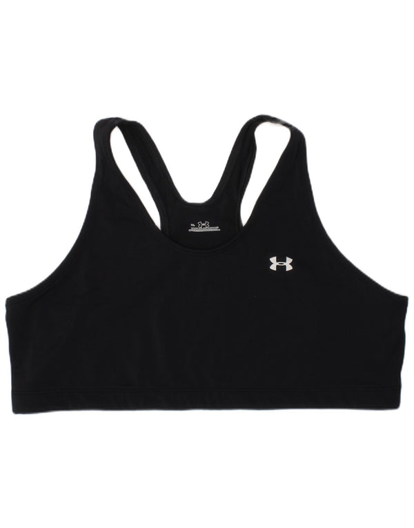 Damski top sportowy z grafiką Under Armour XL, czarny, nylonowy sportowy