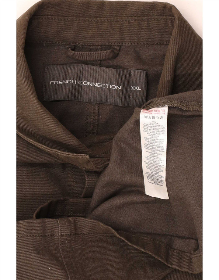 Męska koszula wierzchnia French Connection 2XL, bawełna khaki