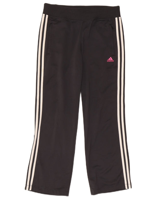 Damskie spodnie dresowe Adidas UK 14 Średni szary poliester