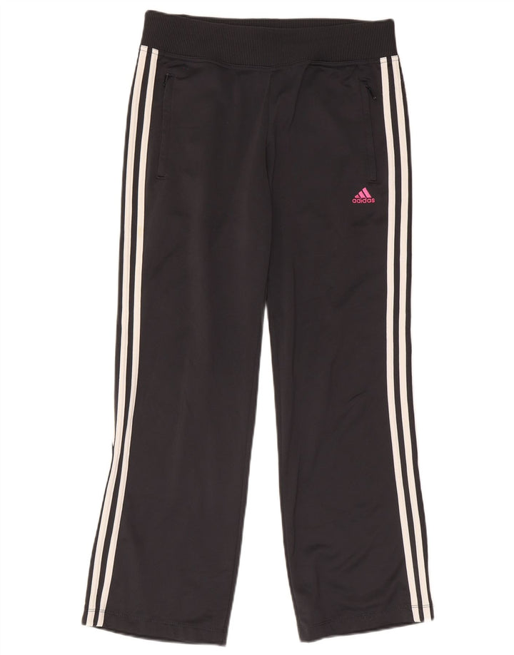 Damskie spodnie dresowe Adidas UK 14 Średni szary poliester