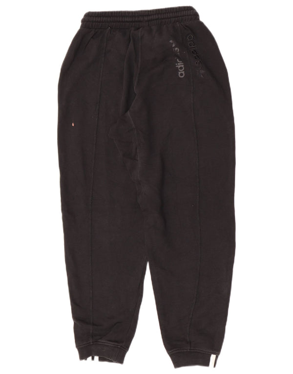 Damskie spodnie dresowe Adidas Joggers UK 4 XS Czarna bawełna