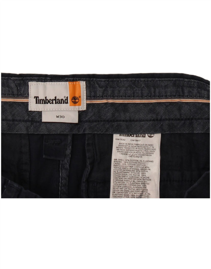 Męskie spodenki Chino Timberland W30 Średni granatowy, bawełniany