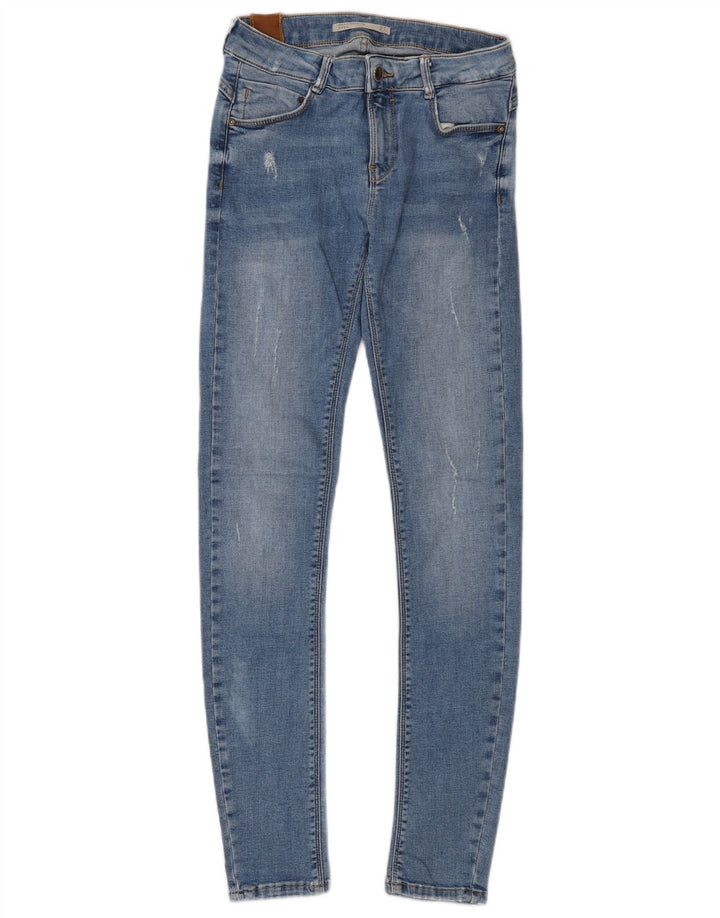 Damskie jeansy skinny Zara W25 L28 niebieskie