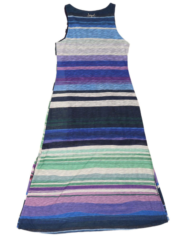 Damska sukienka maxi bez rękawów Desigual UK 18 XL wielokolorowe kwiaty