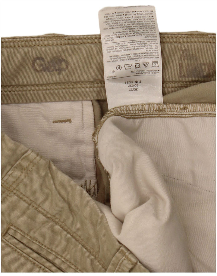 Męskie spodenki chino Gap W30, średnia bawełna khaki
