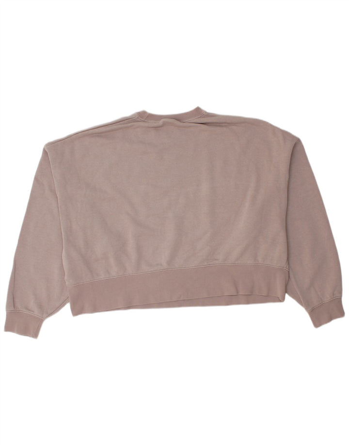 Damska bluza dresowa Nike Crop Oversize UK 14, średnia różowa bawełna