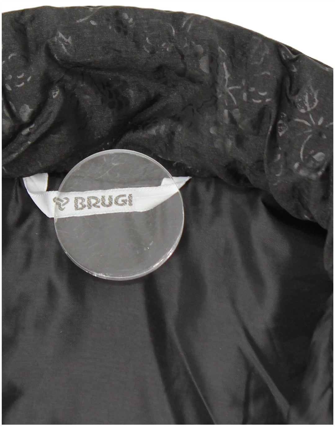 Damska kurtka wiatrówka oversize BRUGI UK 22 3XL w kolorze czarnym w kwiaty