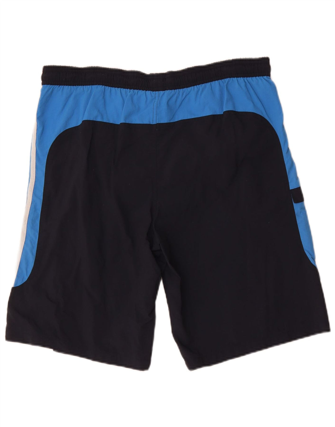Męskie spodenki kąpielowe Adidas Cargo, duże, granatowe, z blokami kolorów, poliestrowe