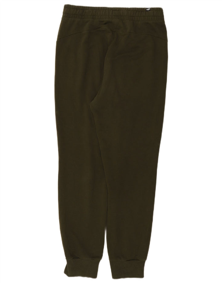 Męskie spodnie dresowe Puma z grafiką, średnie khaki, sportowe