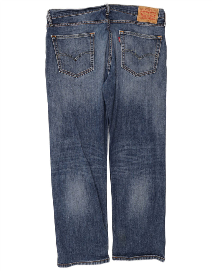 Męskie jeansy Levi's 504 Straight W36 L30 Niebieskie bawełniane