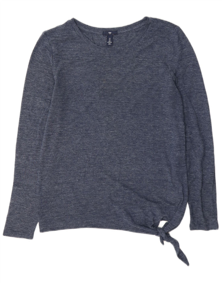 Damski top oversize Gap z długim rękawem, UK 10, mały, granatowy, poliester