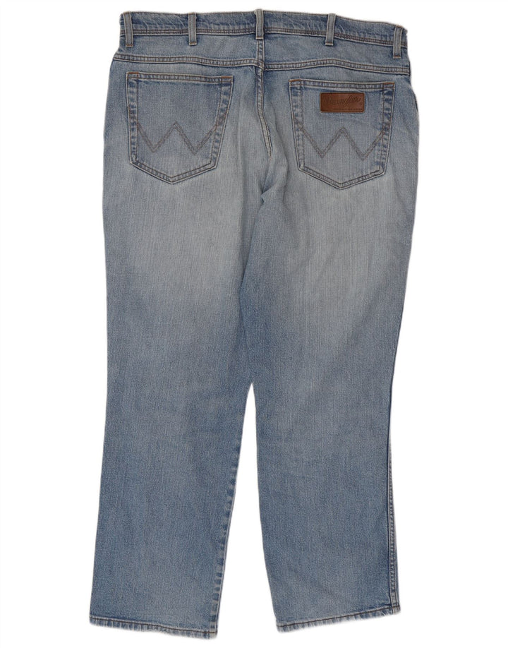 Męskie jeansy Wrangler Texas Stretch Straight W38 L30 Niebieskie, bawełniane