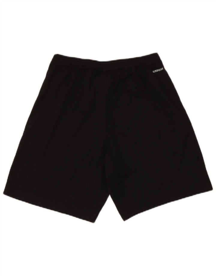 Męskie spodenki sportowe Adidas Aeroready Graphic, małe, czarne, poliestrowe