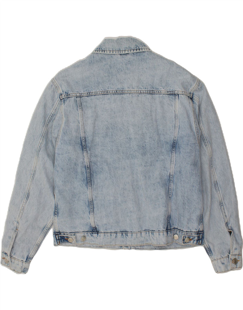 RIVER ISLAND Mens Denim Jacket UK 38 Medium Blue Cotton Vintage River Island and Second-Hand River Island from Messina Hembry 