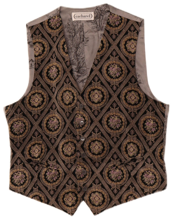 Cacharel Męska kamizelka duża, wielobarwna w kwiaty