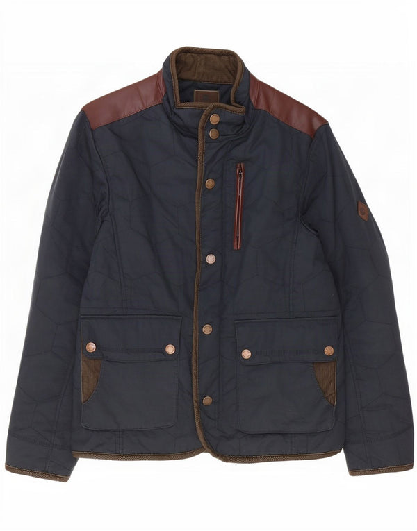 Pikowana kurtka męska Timberland Earthkeepers UK 40, duża, granatowa