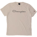 Męski T-shirt z grafiką CHAMPION, duży, biały, bawełniany