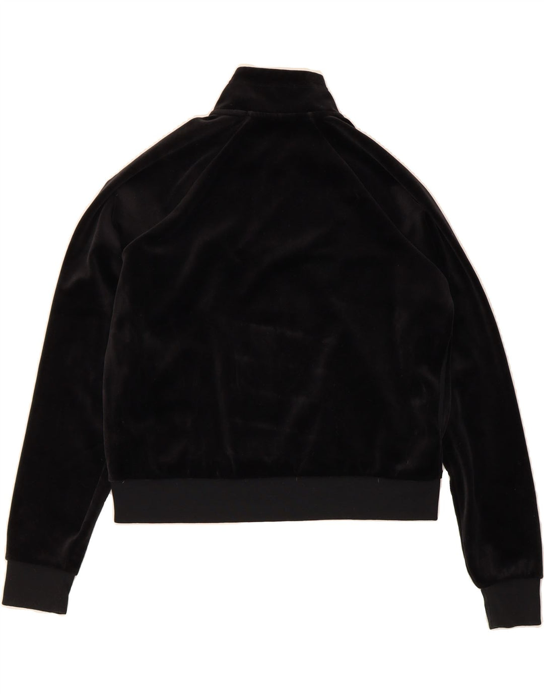 NIKE Womens Zip Neck Sweatshirt Jumper UK 14 Medium Black Polyester Vintage Nike and Second-Hand Nike from Messina Hembry 