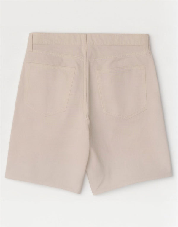 Marks & Spencer Damskie Bermudy Denim Spodenki UK 16 Duże W34 Biała Bawełna