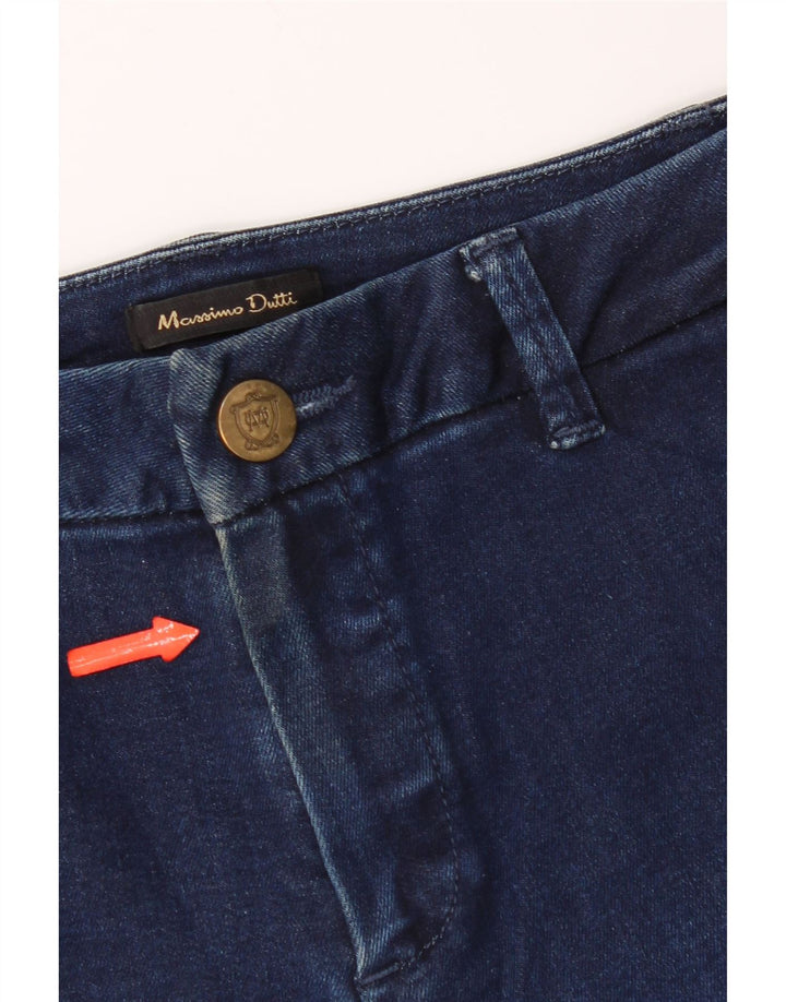 Jeansy damskie Massimo Dutti Crop Wide Leg W26 L23 Niebieskie