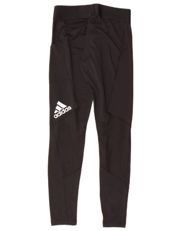 Damskie legginsy adidas Tech Fit Graphic UK 12/14, średnie czarne