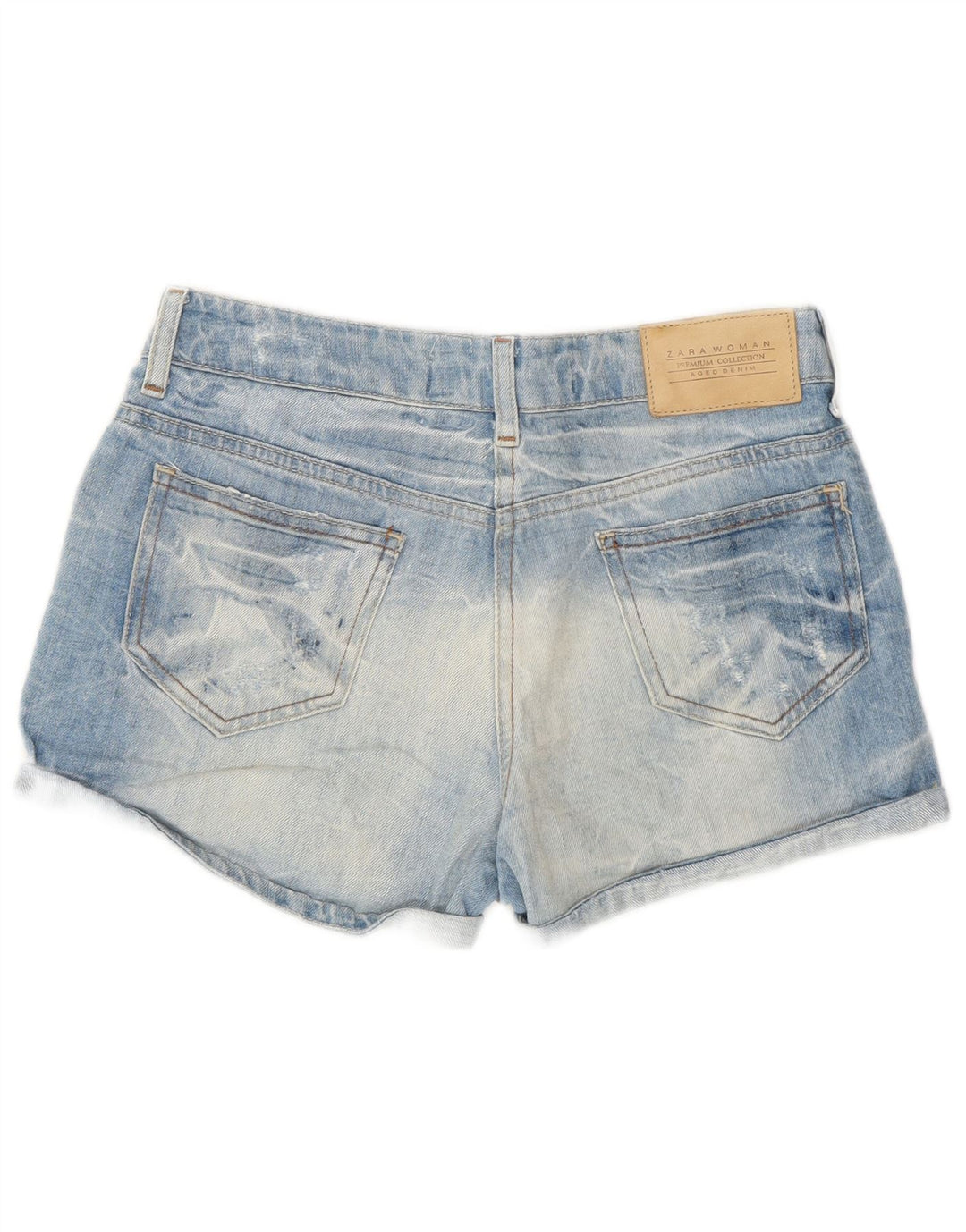 Damskie spodenki jeansowe Zara EU 36 XS W26 Niebieskie