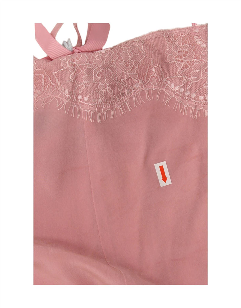 SIMONA BARBIERI Womens Twin-Set Cami Top UK 10 Small Pink Vintage Simona Barbieri and Second-Hand Simona Barbieri from Messina Hembry 