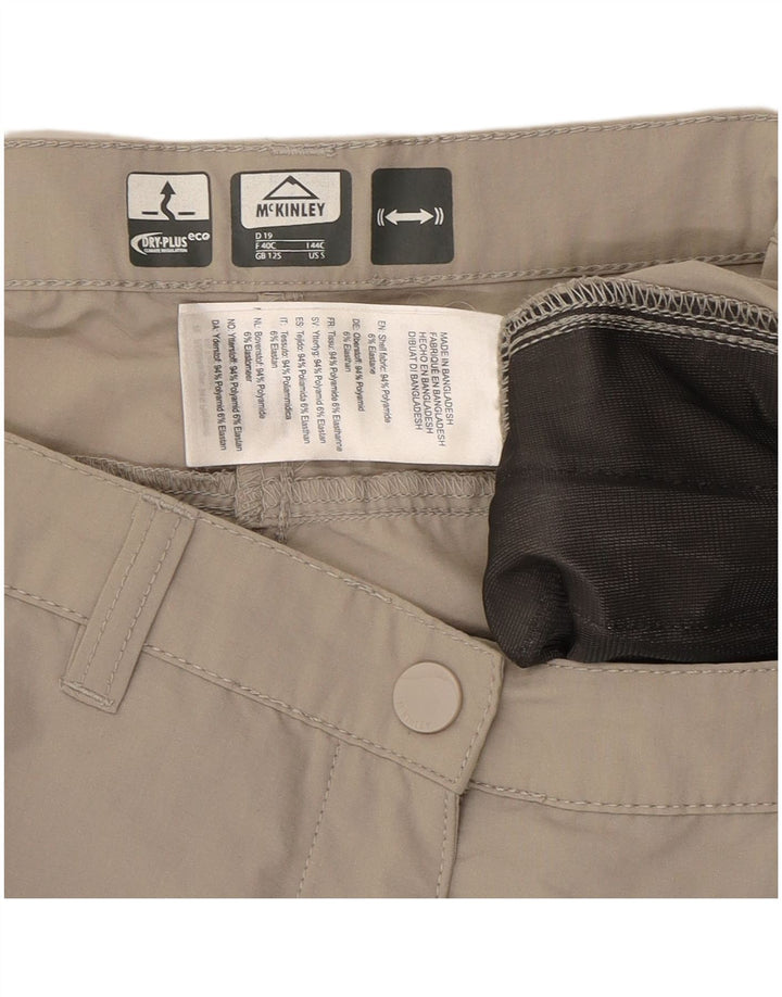 MCKINLEY Womens Straight Cargo Trousers UK 12 Medium W30 L29  Grey