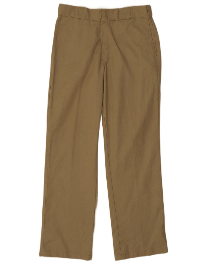 Męskie proste spodnie chino Dickies W32 L32 beżowy poliester