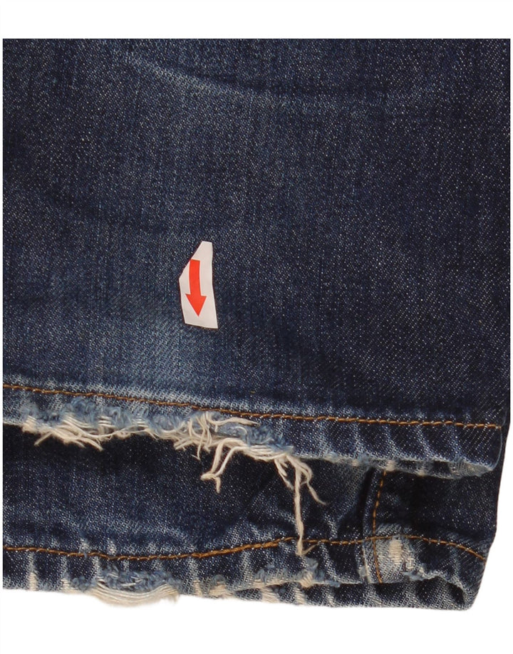 Męskie dżinsy Levi's 501 Straight W32 L30 Niebieskie bawełniane
