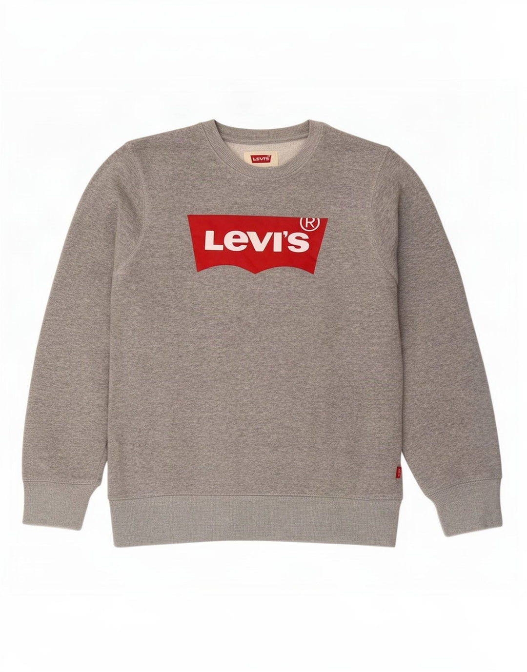 Bluza chłopięca Levi's z grafiką, 13-14 lat, szara, nakrapiana bawełna