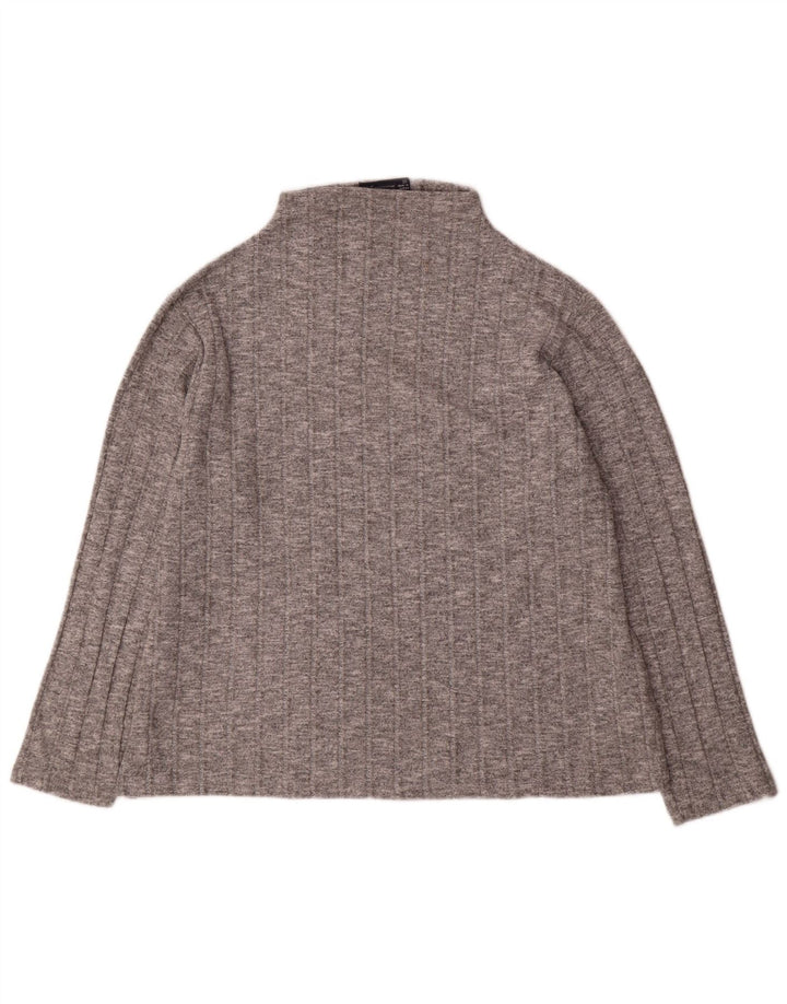 Marks & Spencer Damski top z długim rękawem UK 20 2XL Szara wiskoza