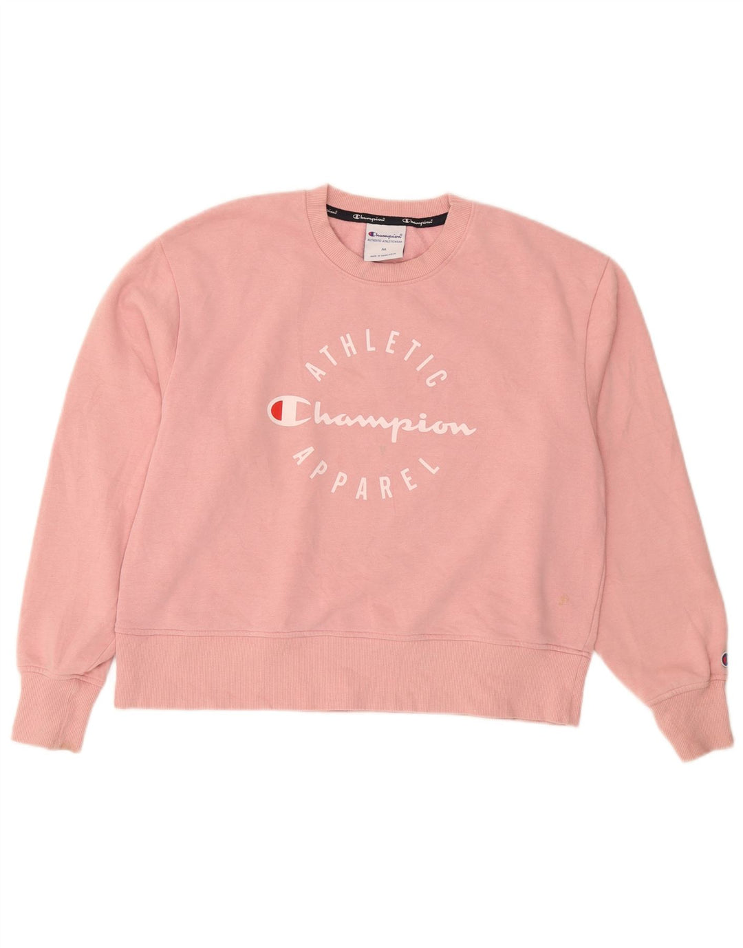 Damska bluza z grafiką Champion UK 14 Średnioróżowa bawełna