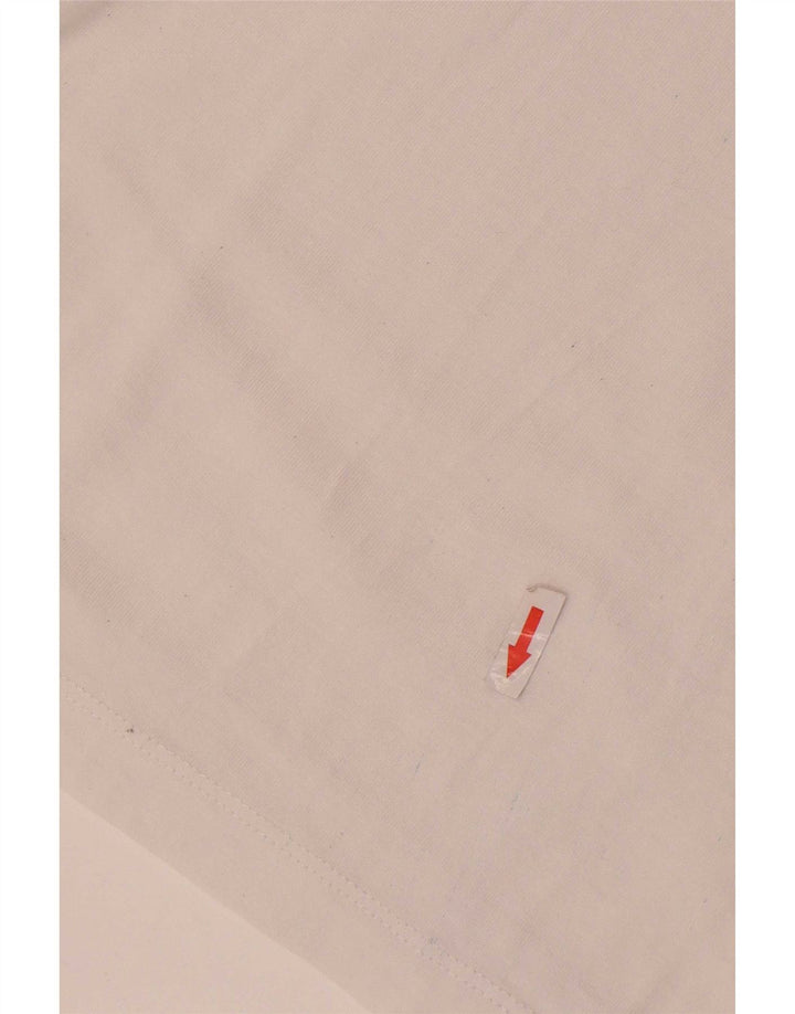 Męski T-shirt z grafiką Nike, 2XL, biała bawełna