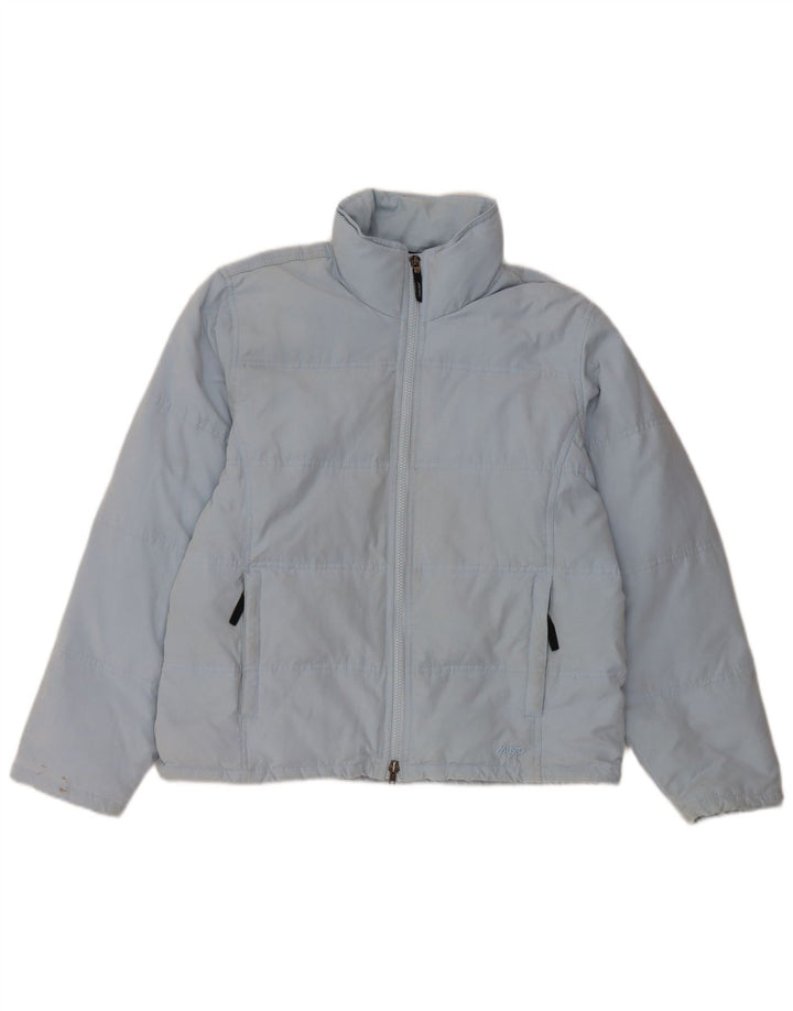 Damska ocieplana kurtka MUSTO UK 14, duża niebieska nylonowa