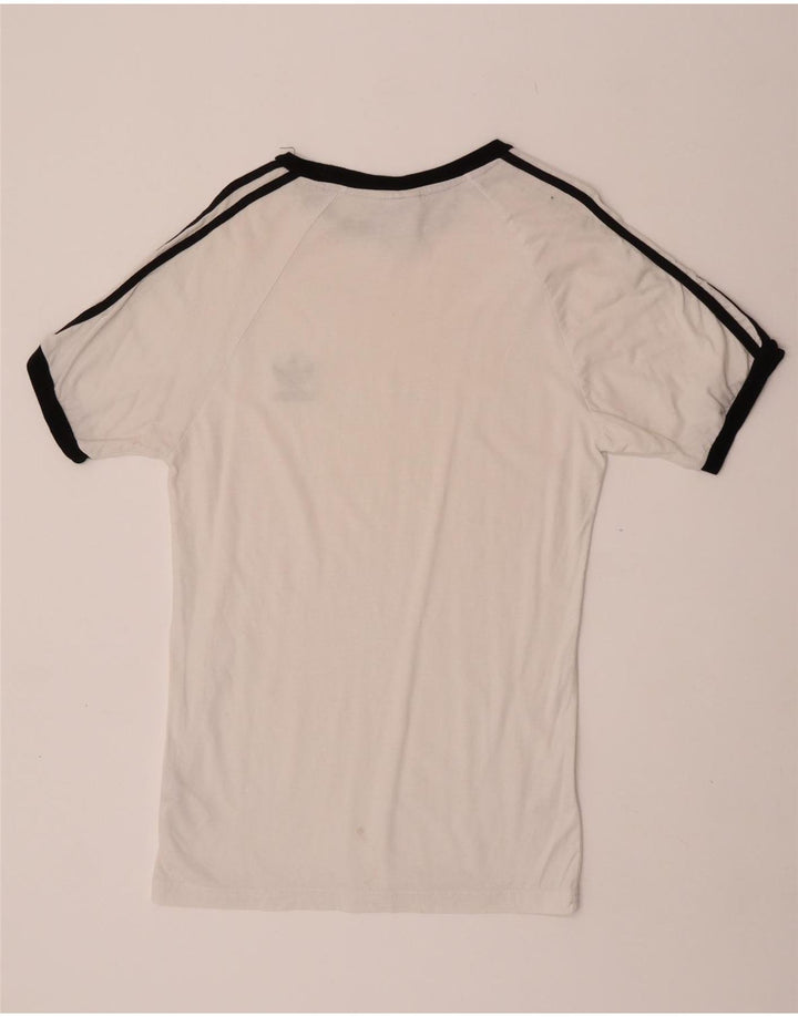 Adidas Męska Koszulka Top Duża Biała Bawełna