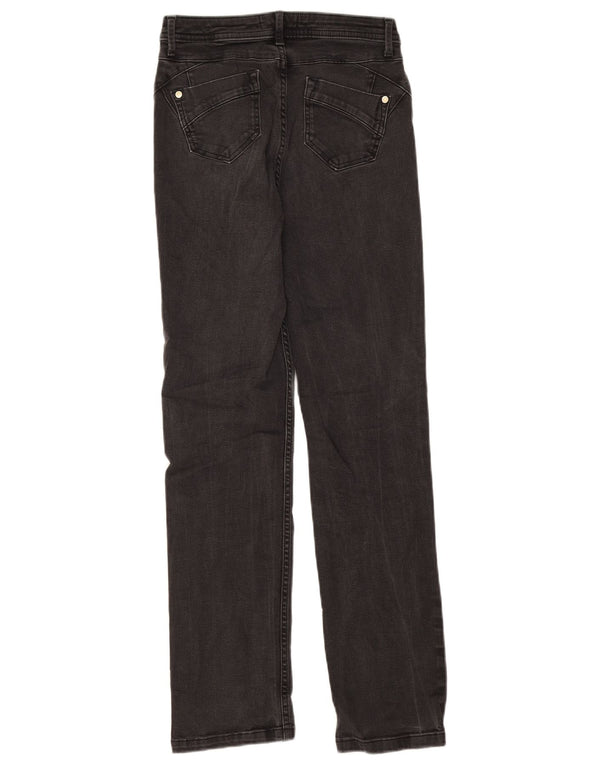 Marks & Spencer Damskie jeansy slim UK 8 Small W26 L28 Czarna bawełna
