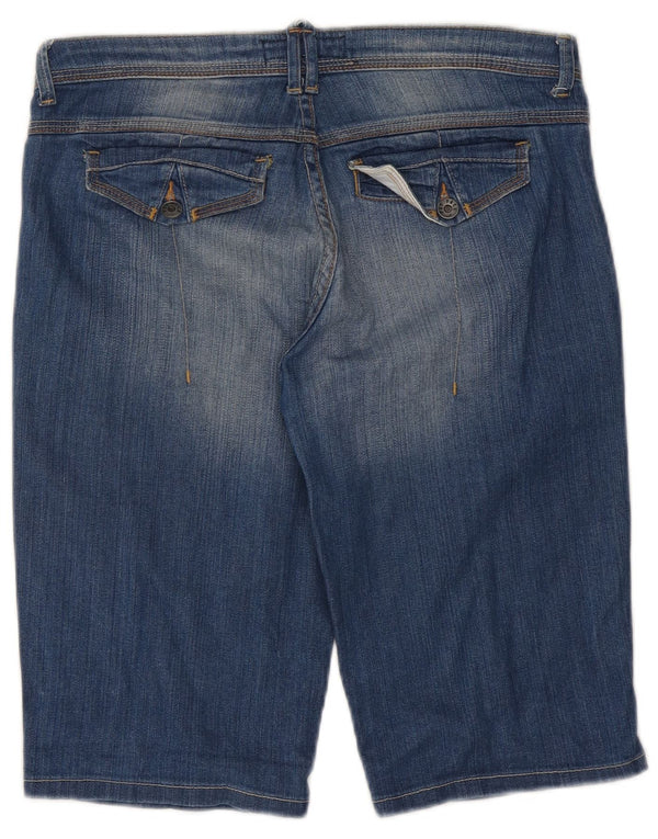 Damskie spodenki jeansowe Fat Face UK 12 Medium W32 Niebieskie bawełniane