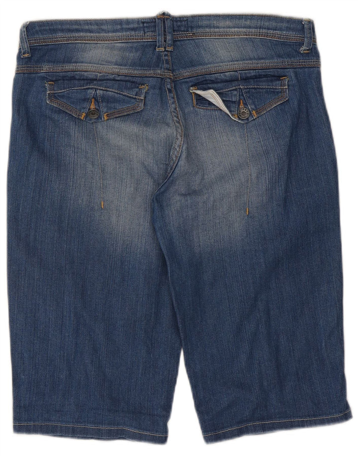 Damskie spodenki jeansowe Fat Face UK 12 Medium W32 Niebieskie bawełniane