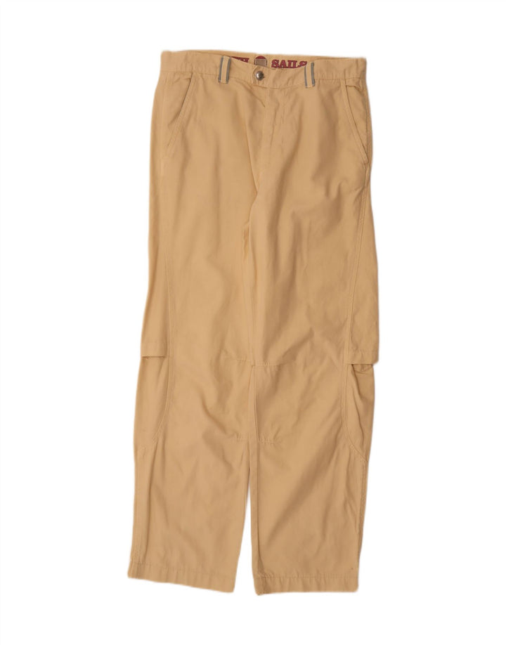 NORTH SAILS Mens Straight Cargo Trousers EU 48 Medium W32 L31 Beige Cotton Vintage North Sails and Second-Hand North Sails from Messina Hembry 