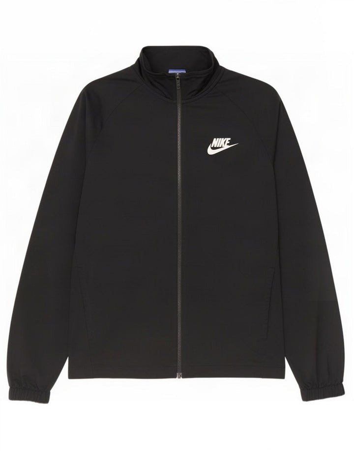 Męska kurtka dresowa Nike, średni czarny poliester