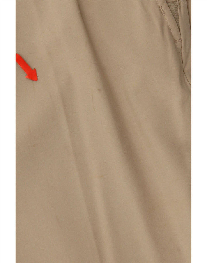 Damskie proste spodnie chino Izod W32 L30 Beżowy poliester